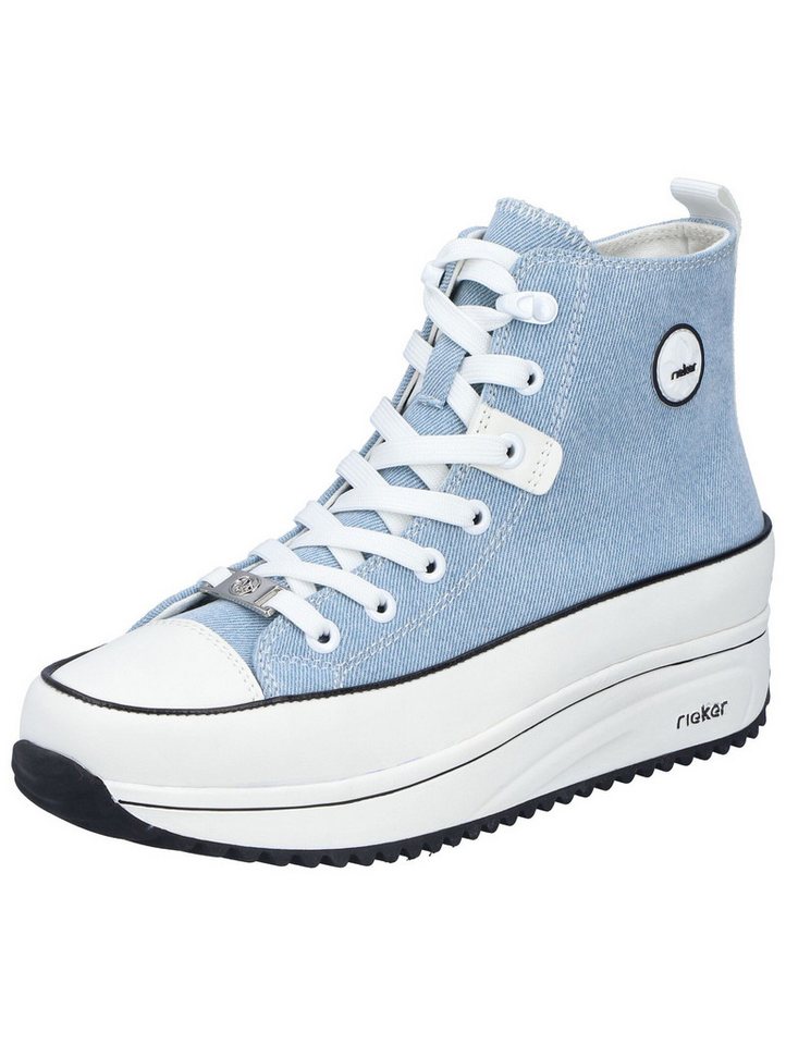 Rieker Sneaker Textil Sneaker (blau)