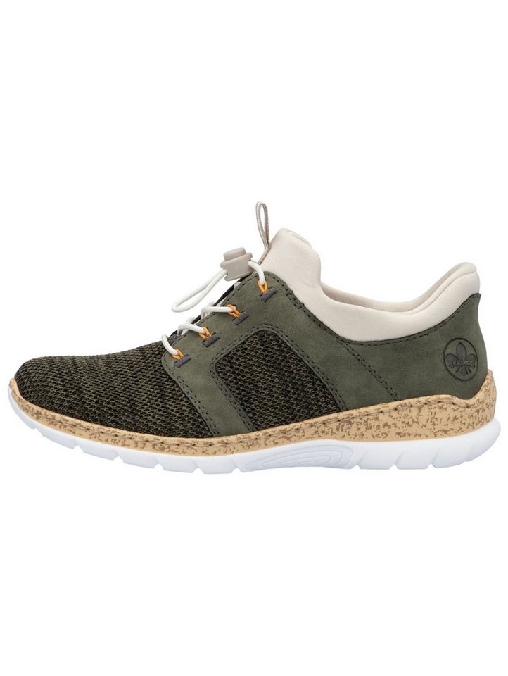 Rieker Sneaker Textil Sneaker (grün)