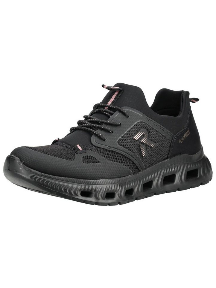 Rieker Sneaker Textil Sneaker (schwarz)