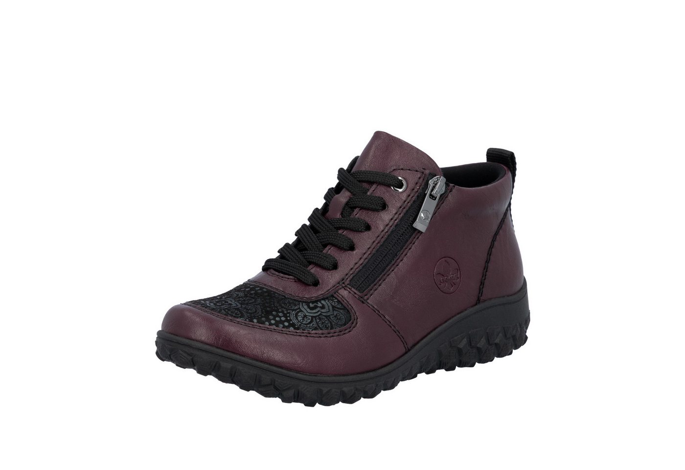 Rieker Sneakerboots High Top Sneaker, Schnürboots, Stiefelette mit weichem Schaftrand