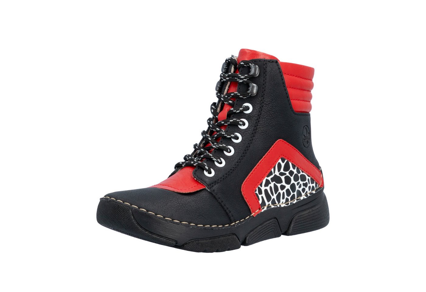 Rieker Sneakerboots Schnürboots, Schnürstiefelette mit zusätzlichem Innenreißverschluss