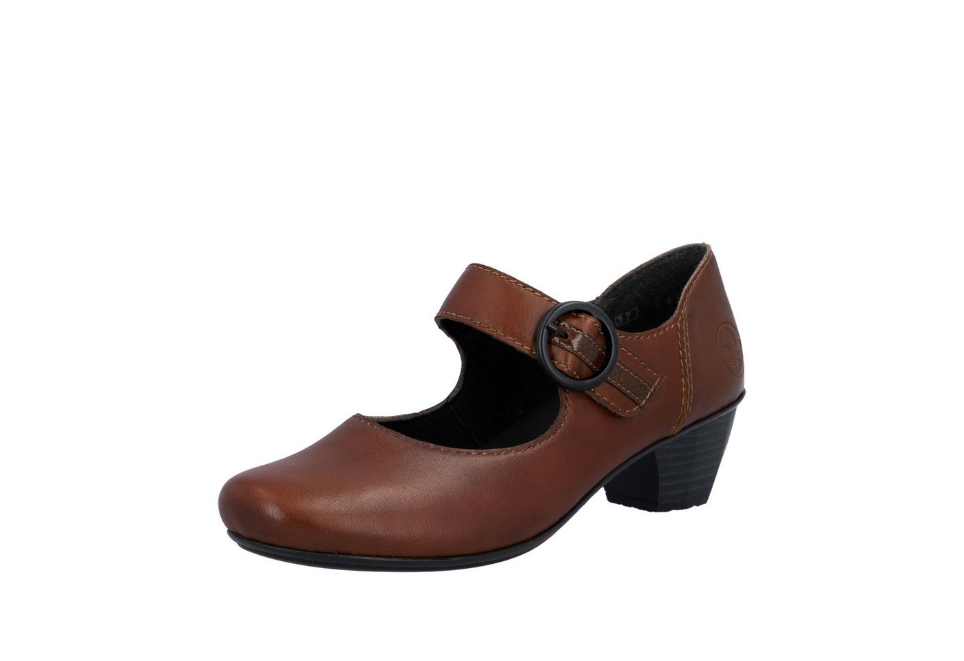 Rieker Spangenpumps, Festtagsschuh, Pumps, Trichterabsatz, mit Klettriemchen