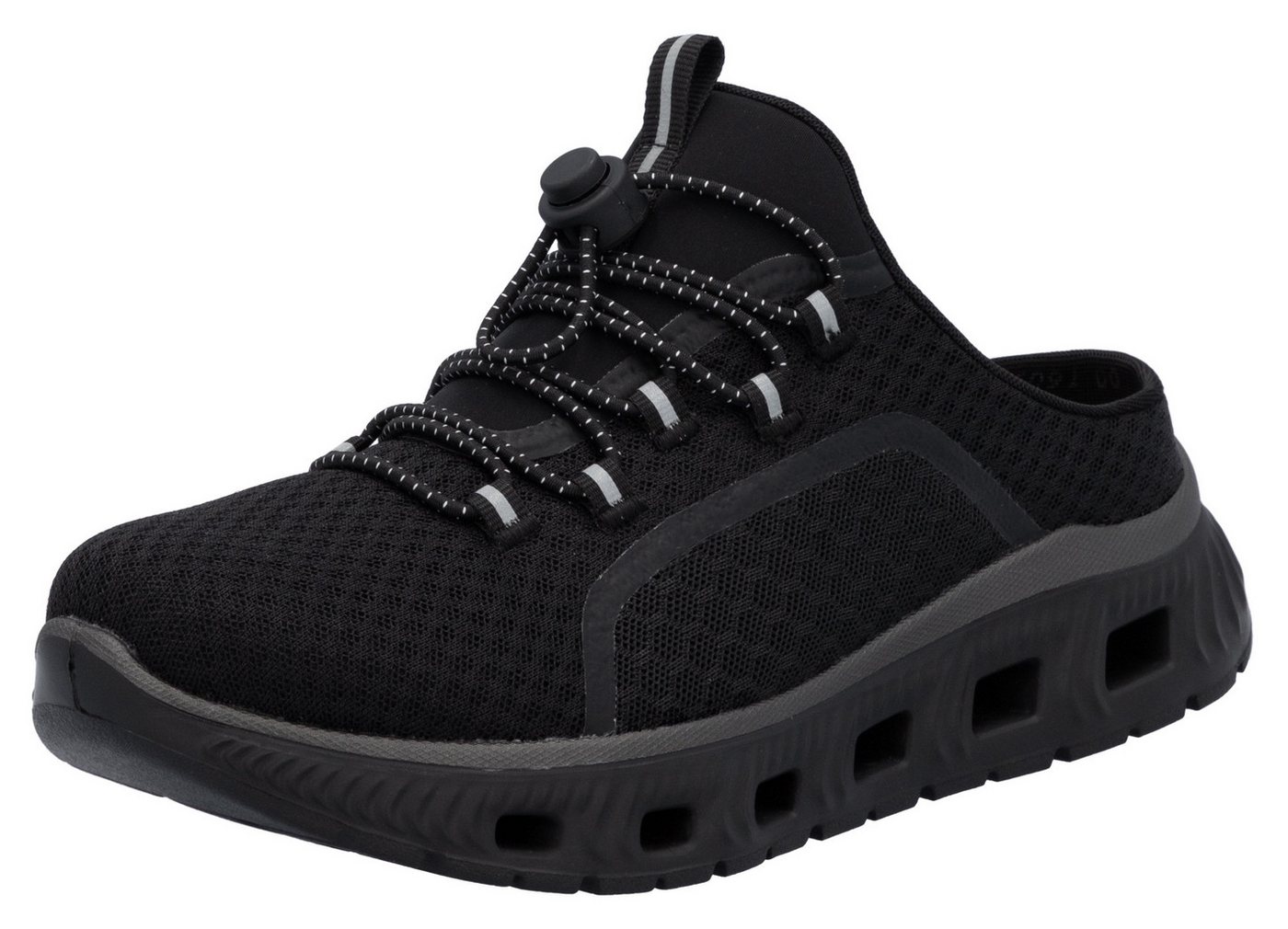 RIEKER Sport Clog, Outdoormode, Plateau, Sommerschuh mit MemoSoft-Ausstattung