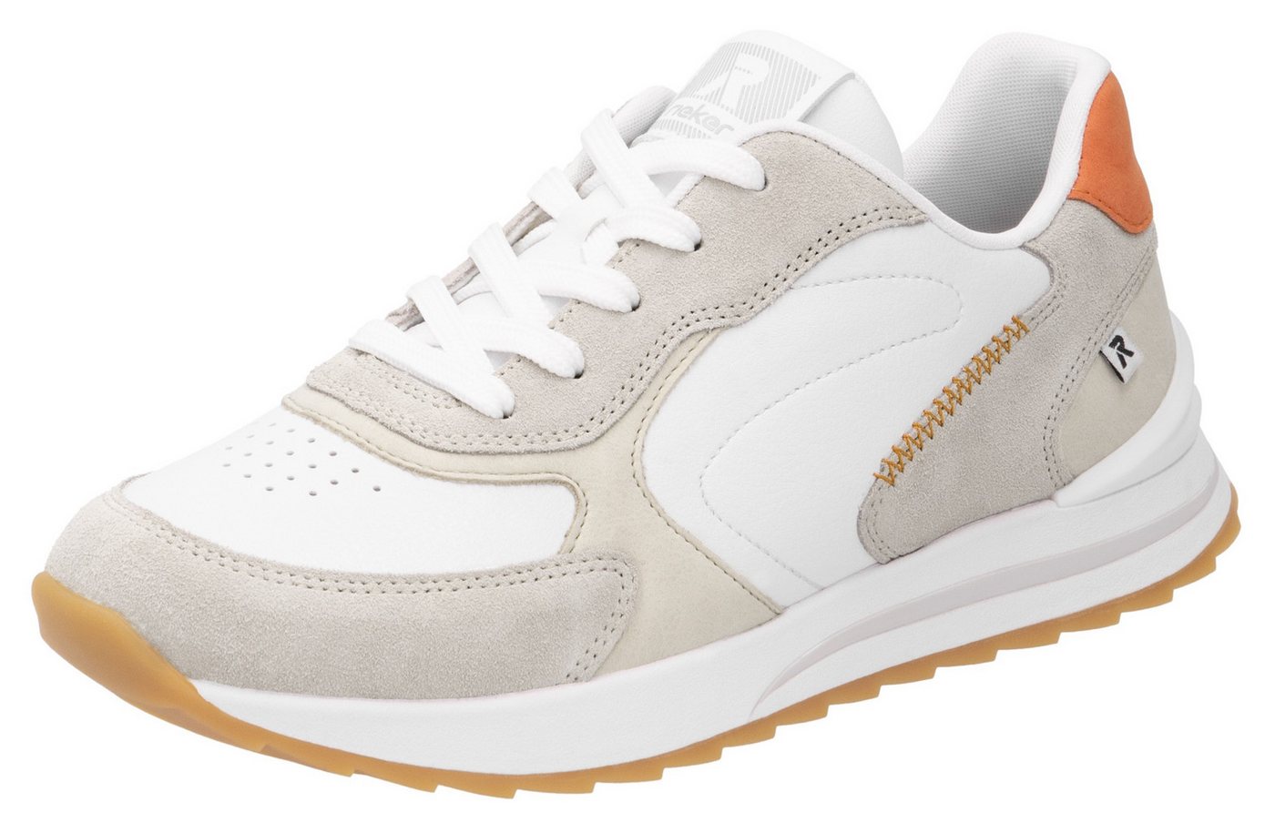 RIEKER Sport Keilsneaker, Halbschuh, Schnürschuh, Freizeitsneaker mit weicher Soft-Einlage