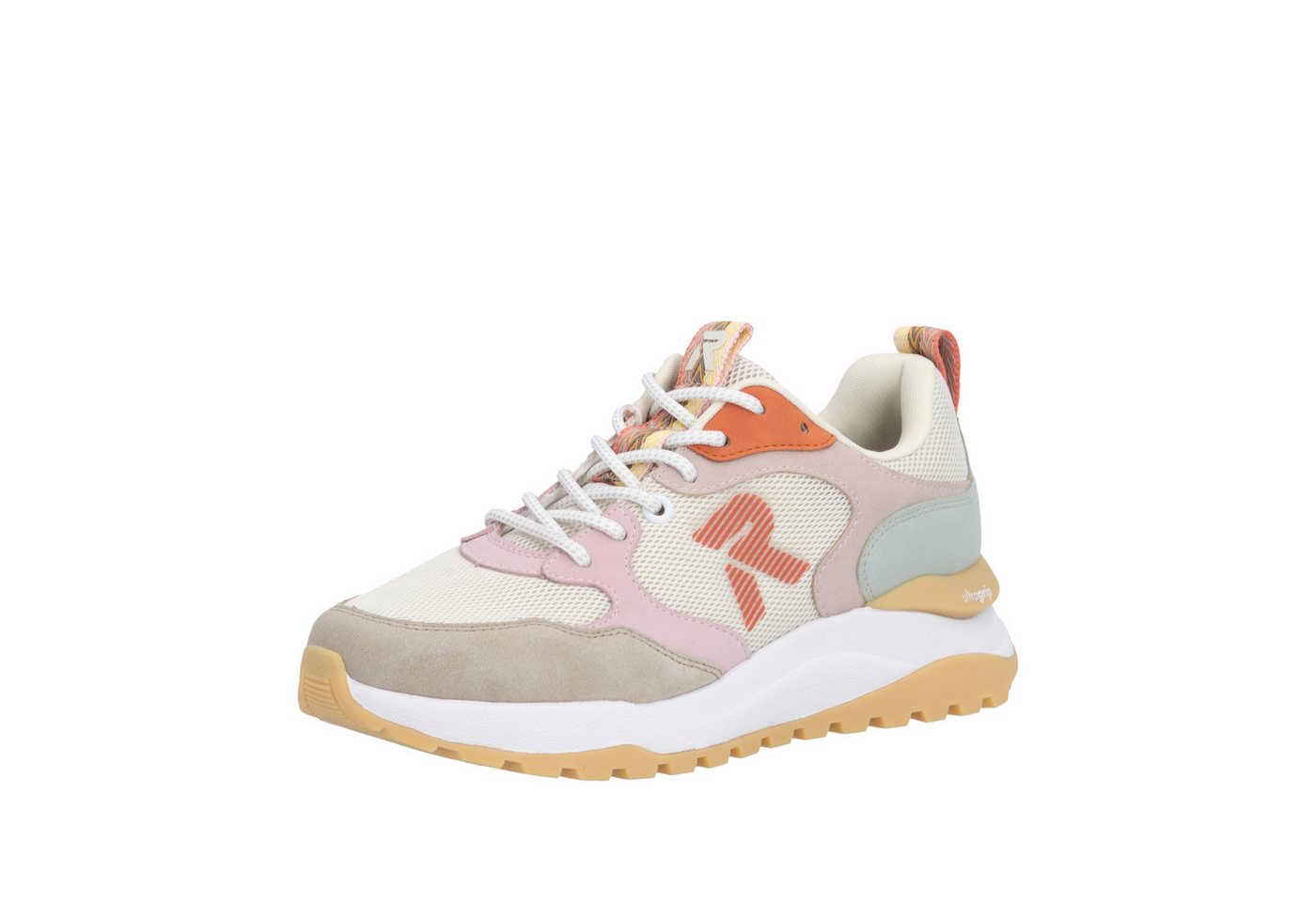 Rieker Sport Keilsneaker Schnürschuh, Freizeitsneaker, Halbschuh mit gepolstertem Schaftrand