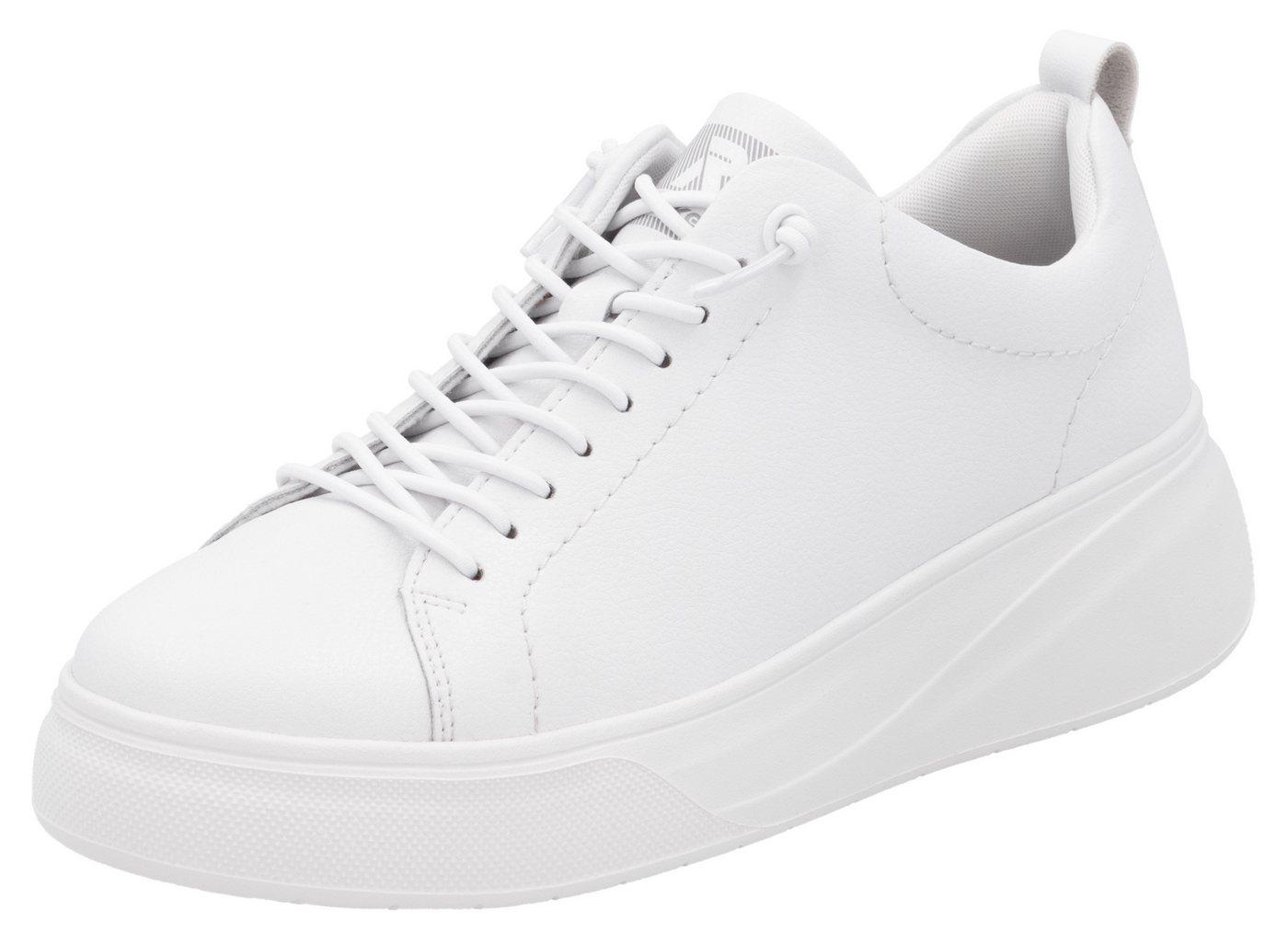 Rieker Sport Plateausneaker, Freizeitschuh, Halbschuh, Schnürschuh mit Schaftrandpolsterung