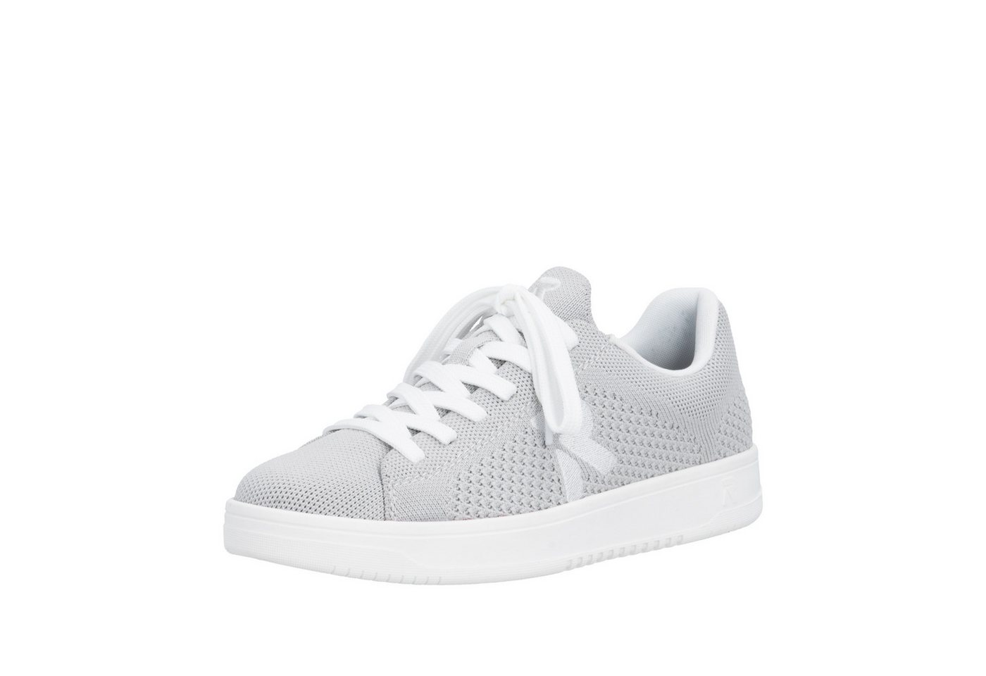 Rieker Sport Plateausneaker Slip-on Sneaker, Halbschuh, Freizeitsneaker mit aufgesetzter Schnürung