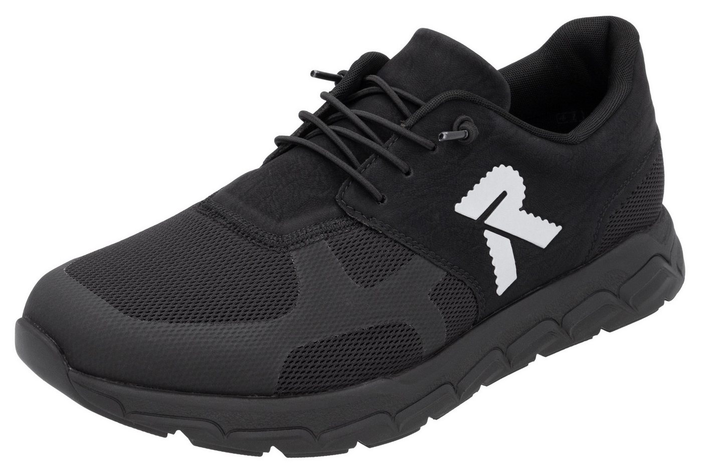 RIEKER Sport Preston Slip-On Sneaker Running-Sneaker aus der neuen Christoph Kramer Kollektion (schwarz)