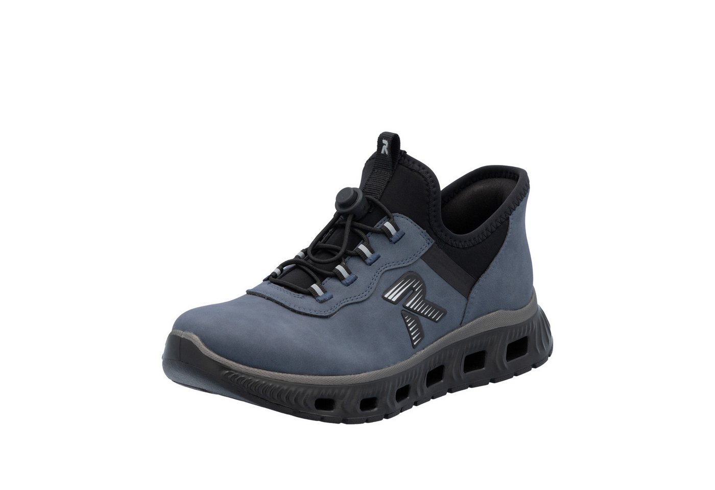 Rieker Sport Ready2GO Slip-On Sneaker Schlupfschuh, Halbschuh, Freizeitsneaker mit Schnellverschluss