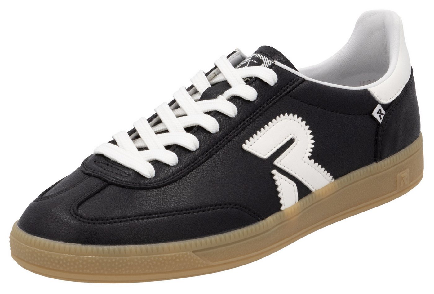 Rieker Sport San Diego Swing2GO Sneaker Retro-Sneaker aus der neuen Christoph Kramer Kollektion (schwarz/weiß)