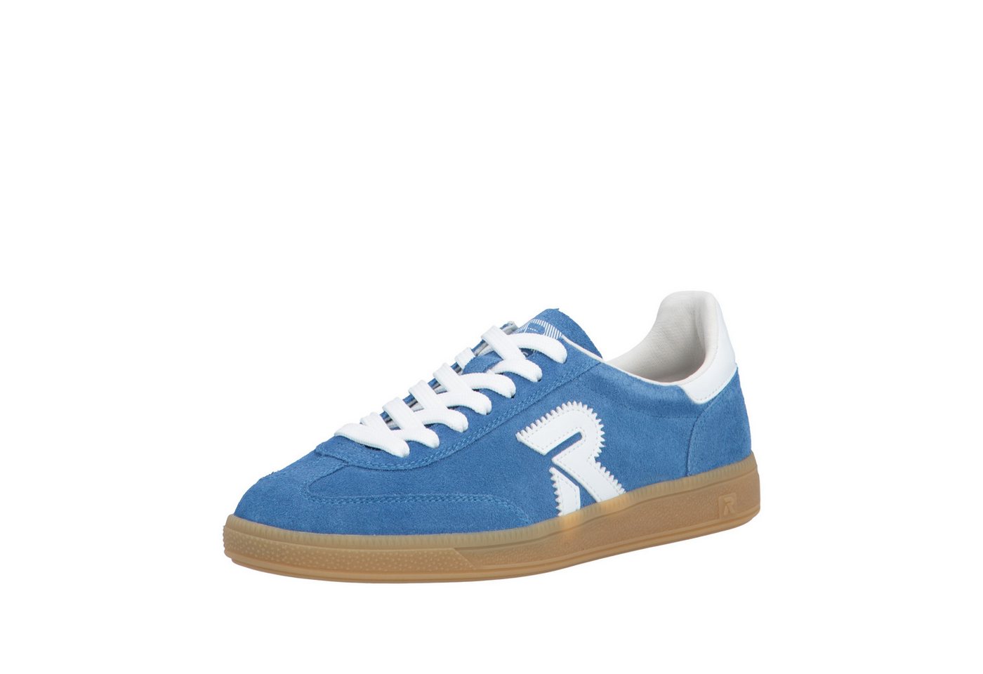 RIEKER Sport San Diego Swing2GO Sneaker Retro-Sneaker, Freizeitschuh, Halbschuh mit herausnehmbarem Fußbett (weiß)