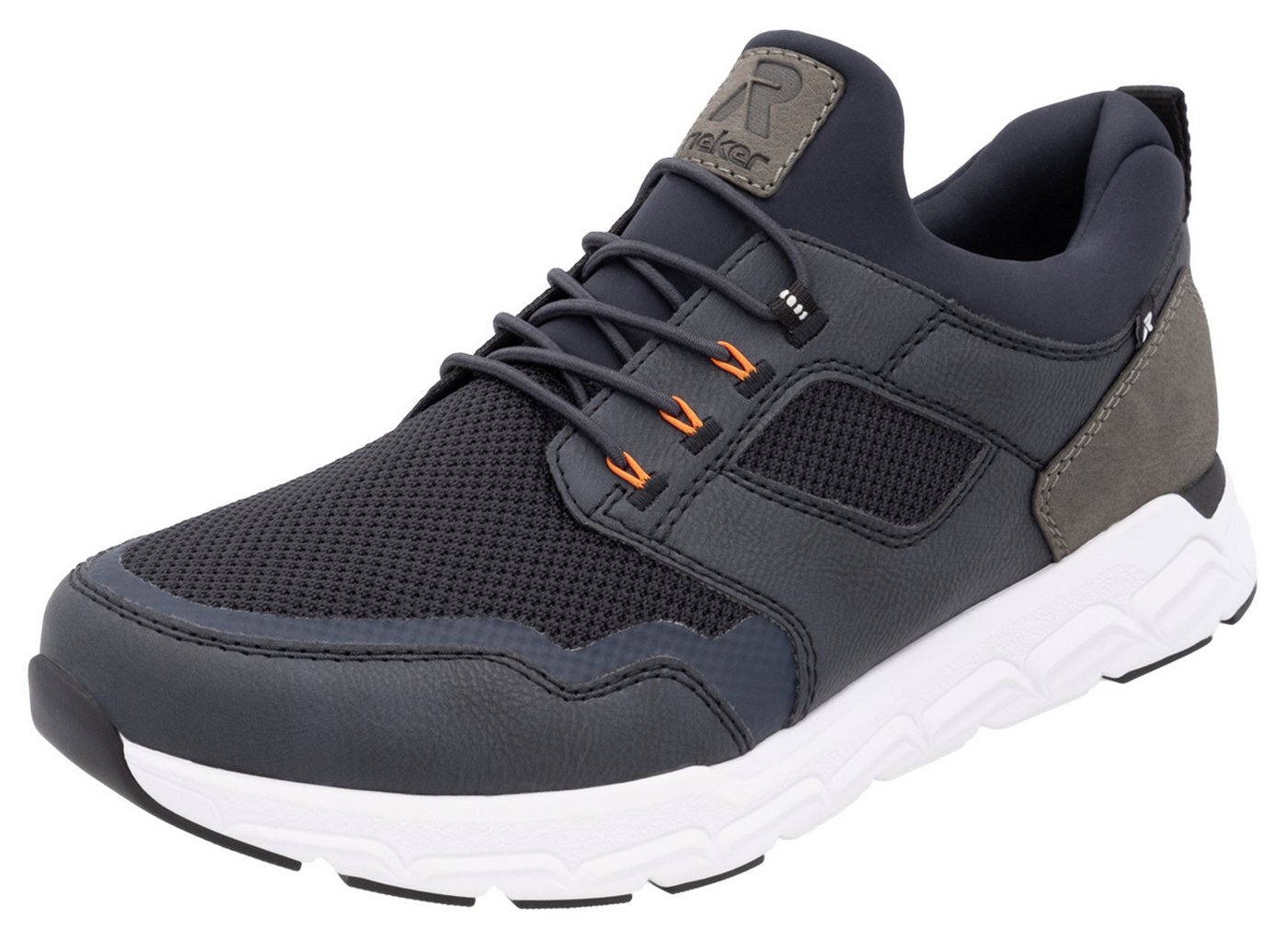 RIEKER Sport Slip-On Sneaker aus der neuen Christoph Kramer Kollektion, mit MemoCup-Innensohle (blau/grau)