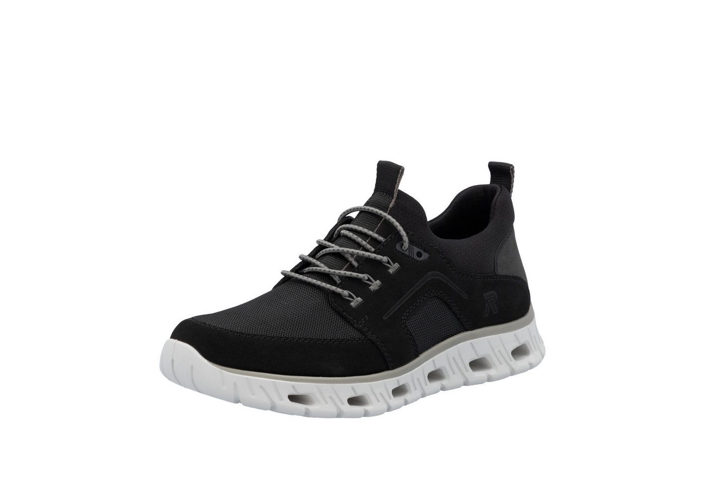 RIEKER Sport Slip-On Sneaker Freizeitschuh, Halbschuh, Slipper mit Anziehlaschen