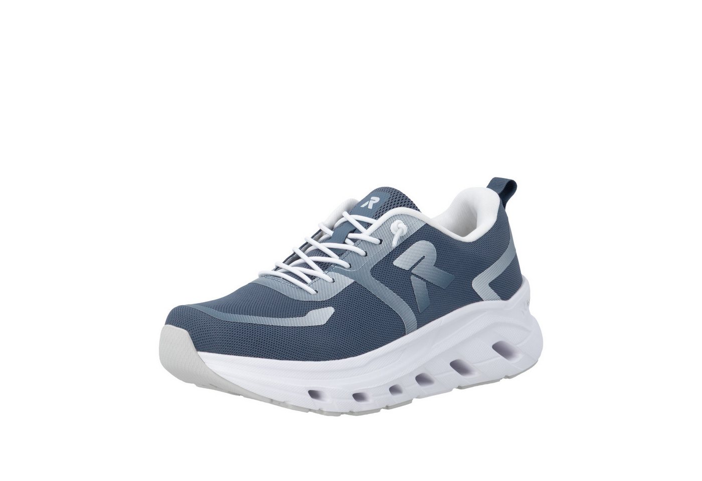 Rieker Sport Slip-On Sneaker Schlupfschuh, Freizeitsneaker, Halbschuh mit softem Schaftrand