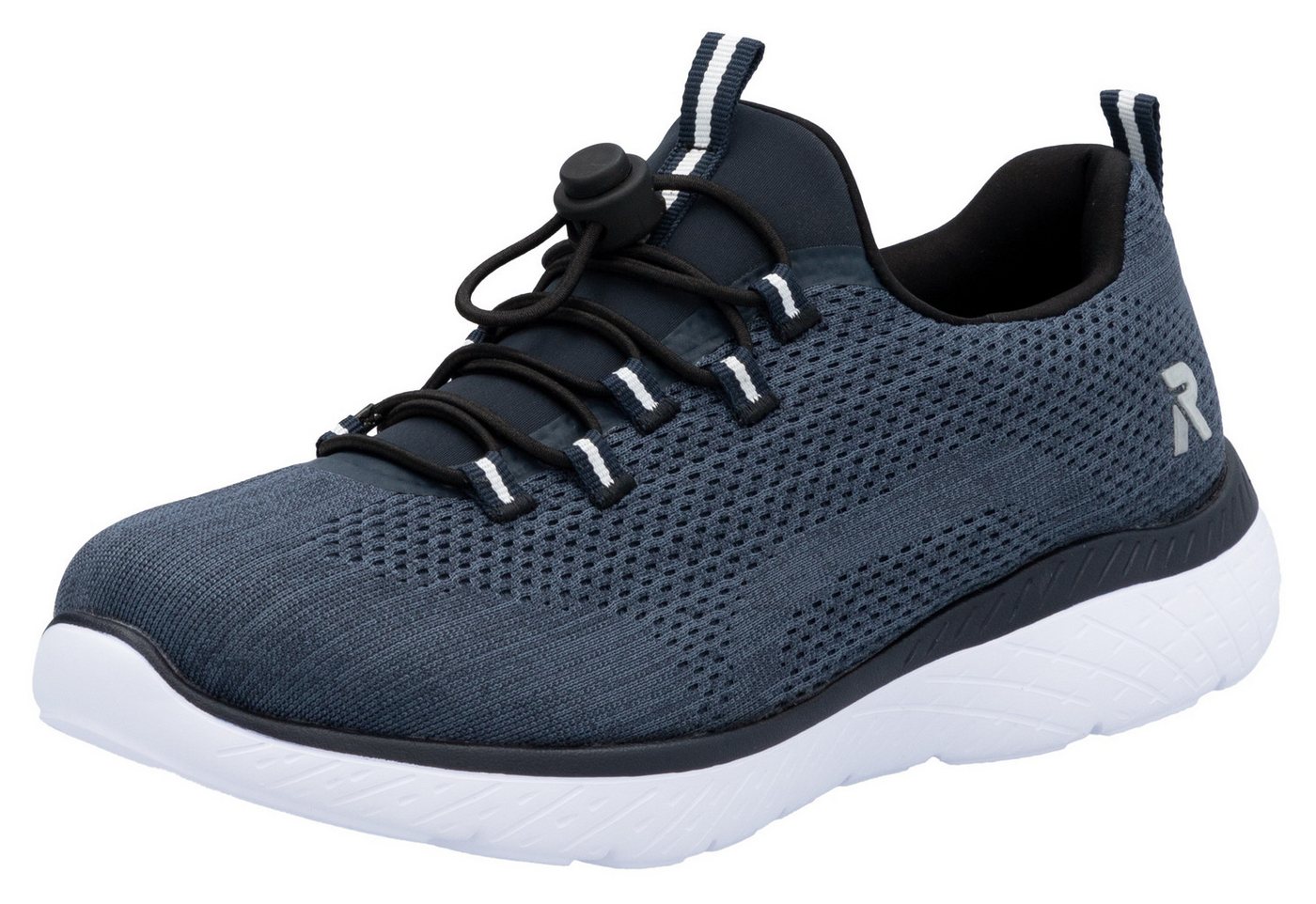 RIEKER Sport Slip-On Sneaker, Schlupfschuh, Halbschuh, Freizeitsneaker mit MemoSoft-Ausstattung