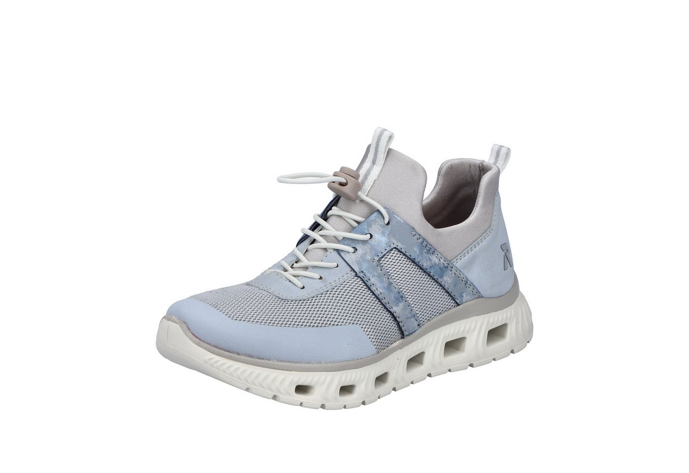 RIEKER Sport Slip-On Sneaker Sportschuh, Halbschuh, Freizeitschuh in veganer Verarbeitung