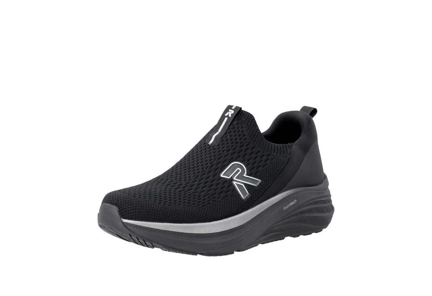 Rieker Sport Slipper Slipper, Schlupfschuh, Freizeitsneaker mit sockenähnlichem Einstieg