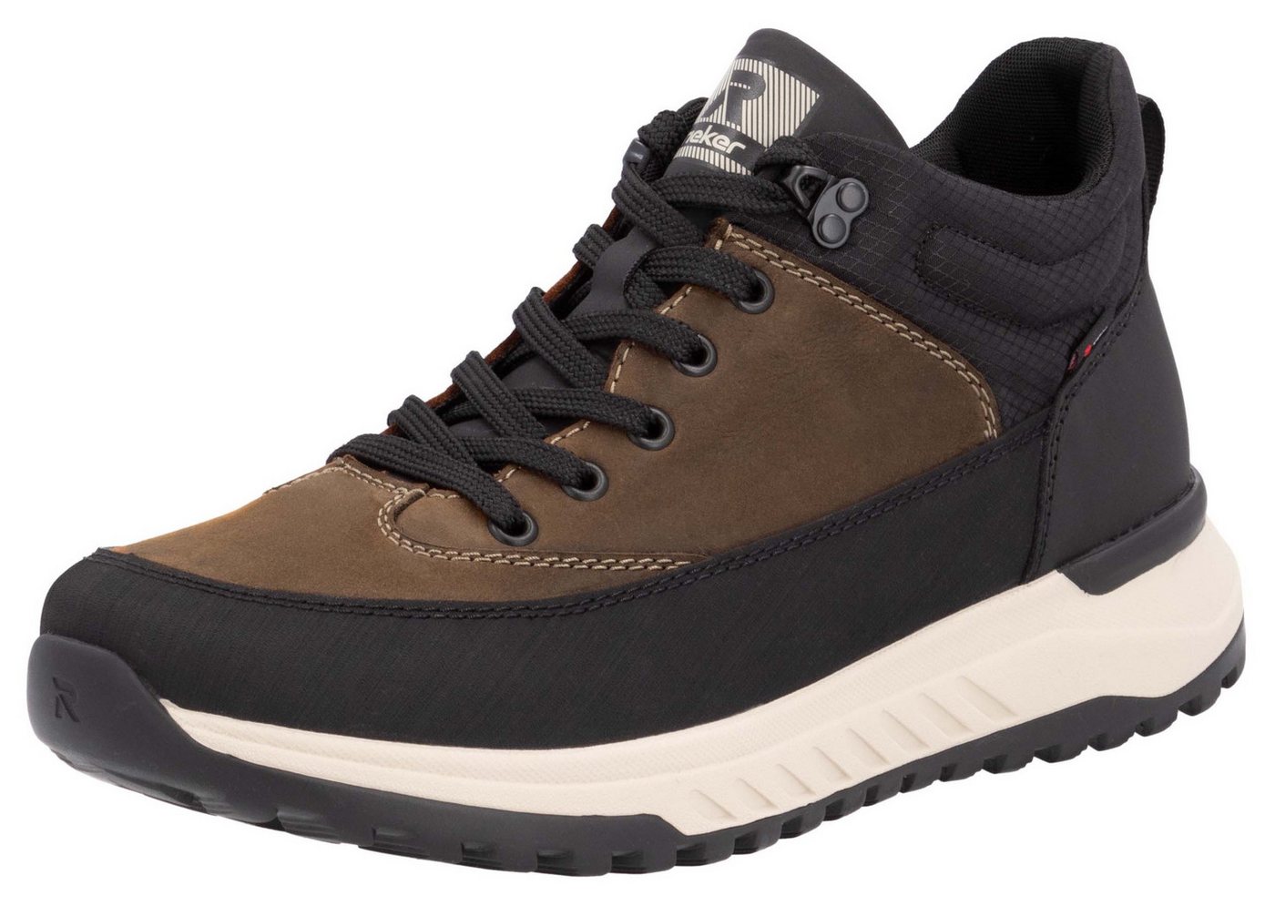 RIEKER Sport Sneaker, Freizeitschuh, Outdoorschuh, Schnürboots mit TEX-Membran
