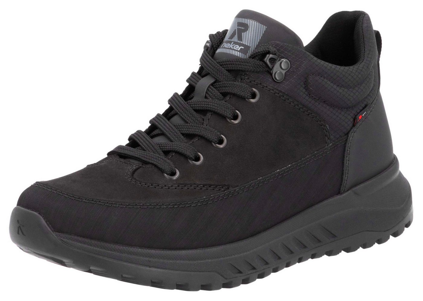 RIEKER Sport Sneaker, Freizeitschuh, Outdoorschuh, Schnürboots mit TEX-Membran