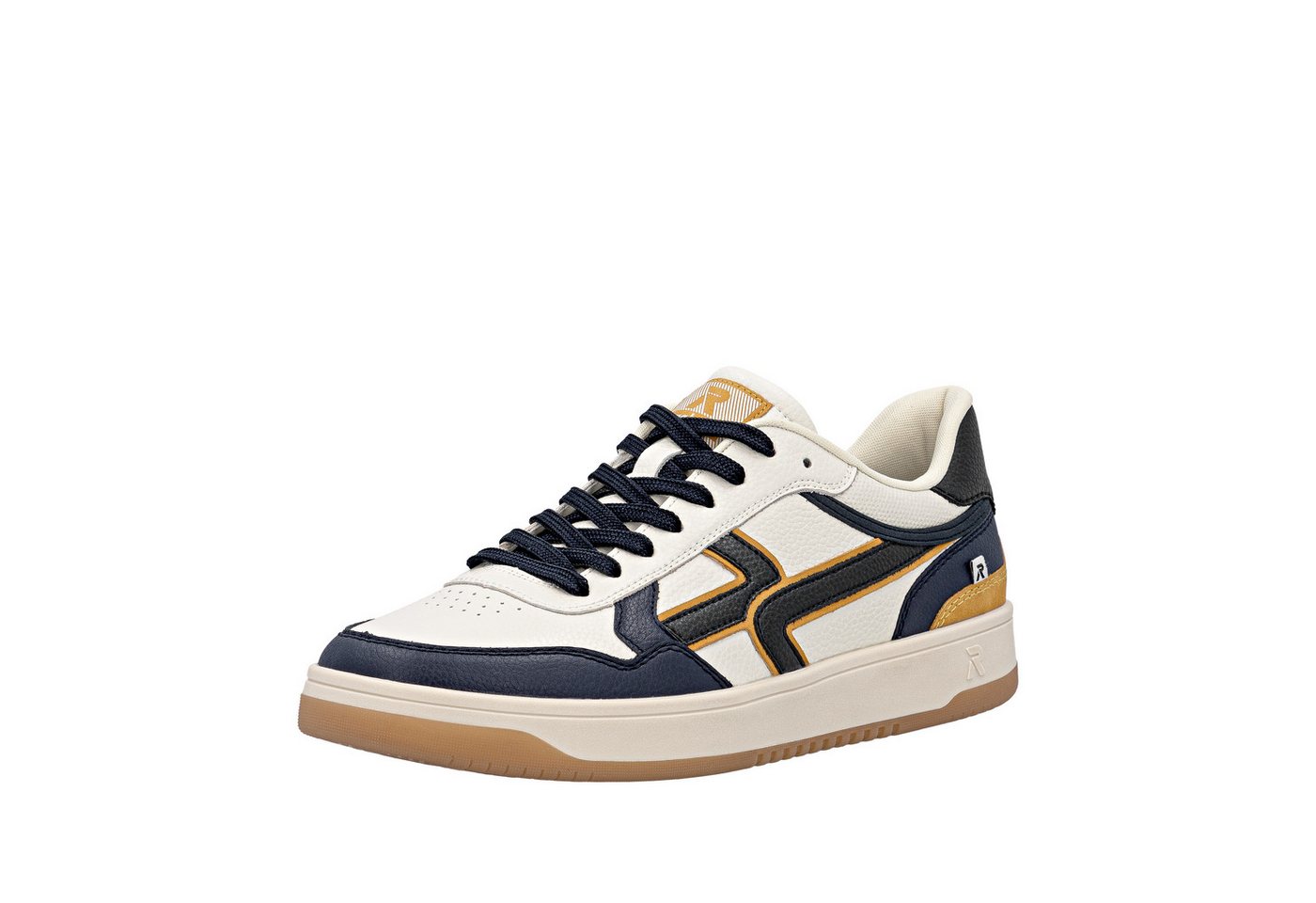 RIEKER Sport Swing2GO Sneaker Halbschuh, Schnürschuh, Retro-Sneaker mit Schaftrandpolsterung