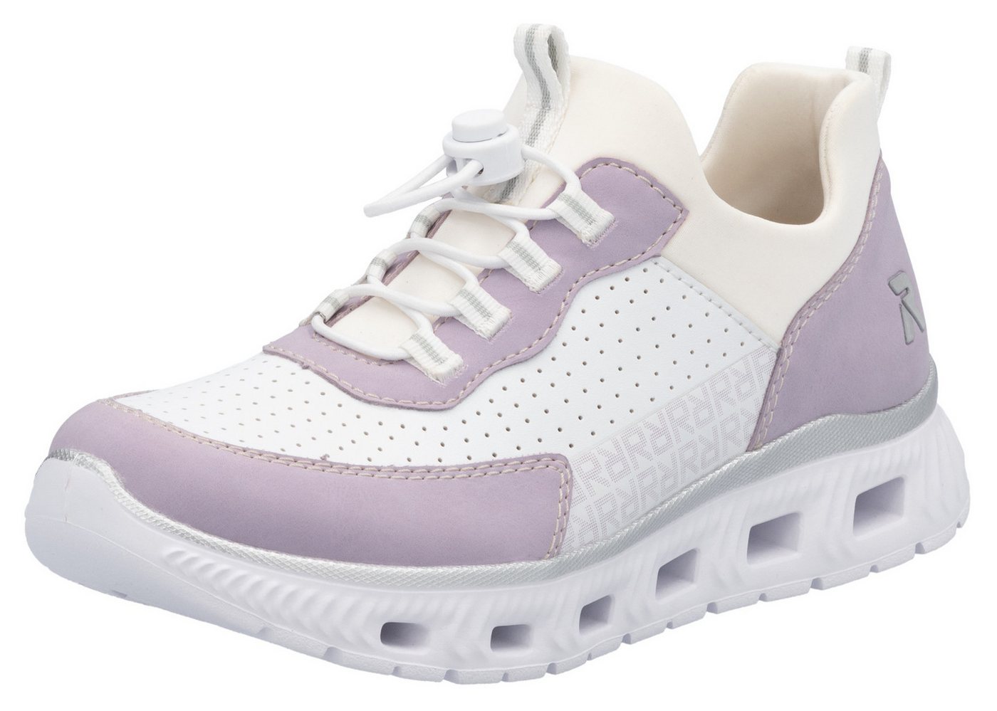 RIEKER Sport vegan Slip-On Sneaker, Slipper, Halbschuh, Freizeitsneaker mit MemoSoft-Ausstattung