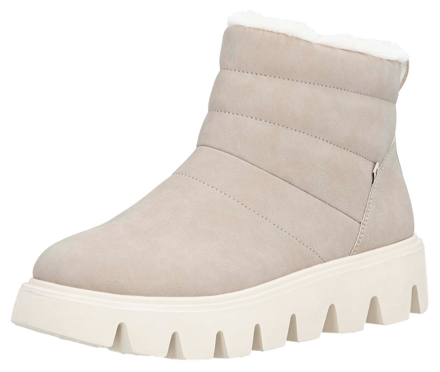 RIEKER Sport Winterboots Schlupfboots, Stiefelette mit herausnehmbarer Soft-Einlage
