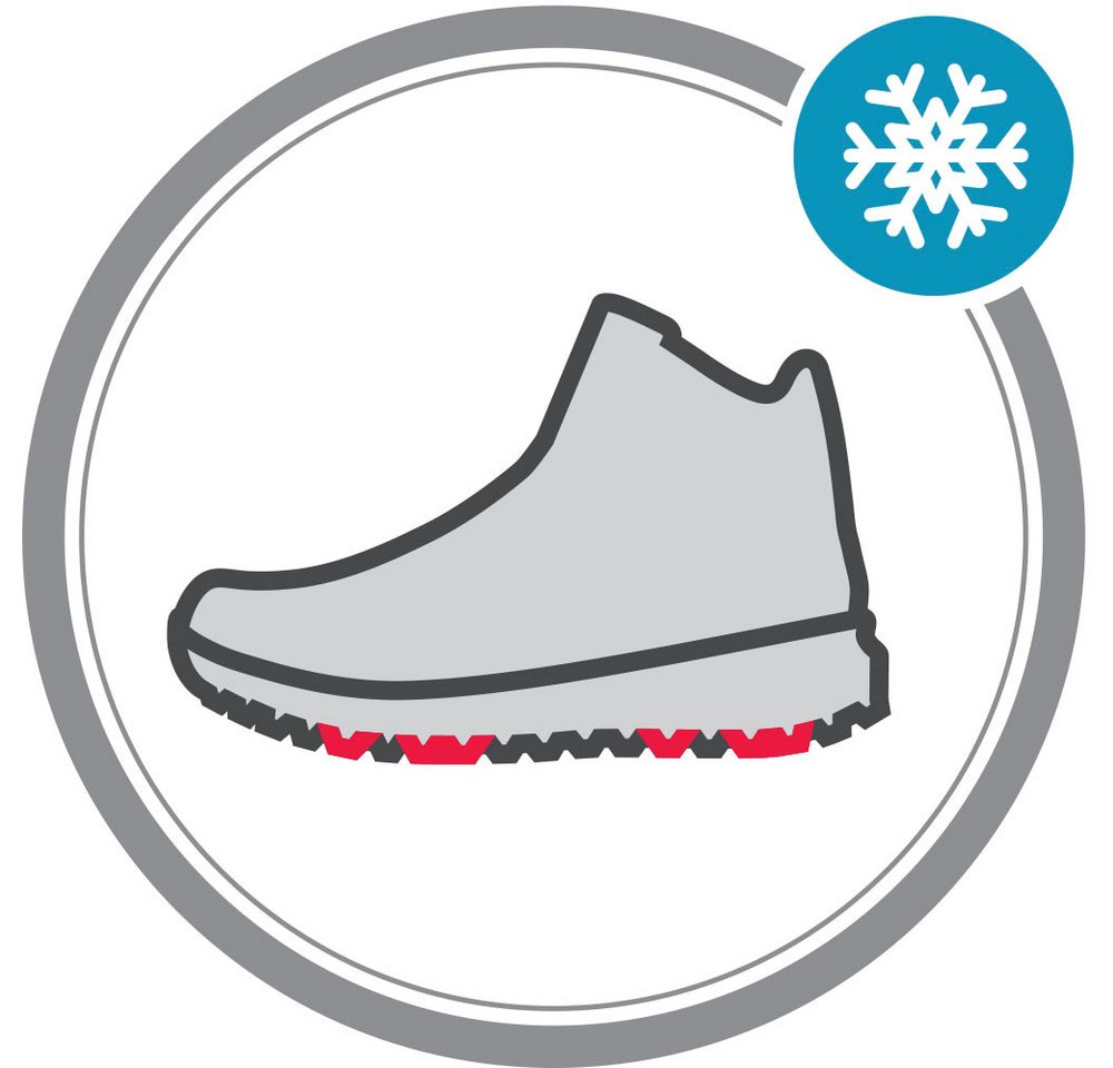 RIEKER Sport Winterboots, Schneeboots, Outdoorstiefelette, TEX Ausstattung, Fiber Grip Sohle