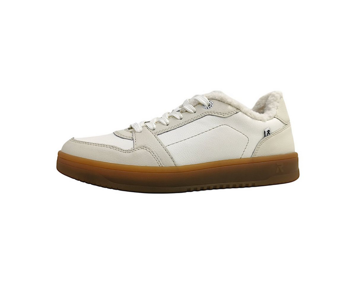 Rieker sportlicher Schnürer Schnürschuh (beige)