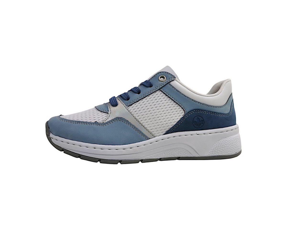 Rieker sportlicher Schnürer Schnürschuh (blau)