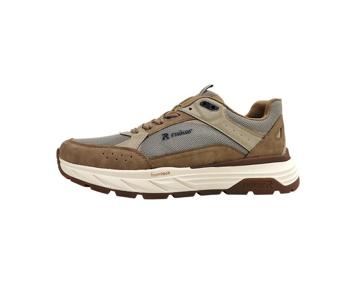 Rieker sportlicher Schnürer Schnürschuh (braun)