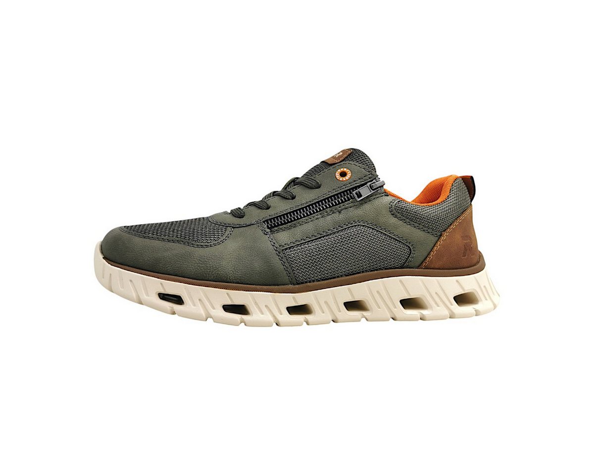 Rieker sportlicher Schnürer Schnürschuh (grün)