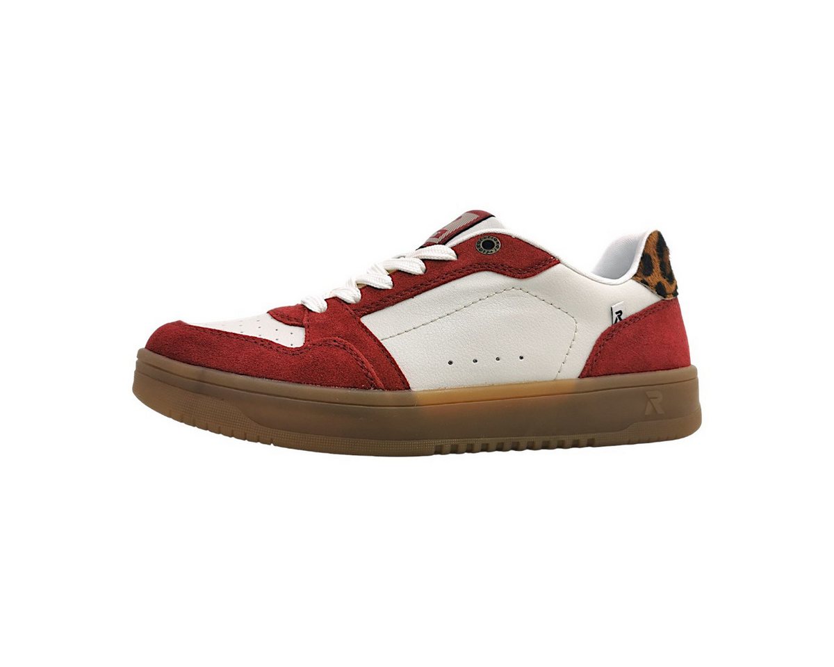Rieker sportlicher Schnürer Schnürschuh (weiß)