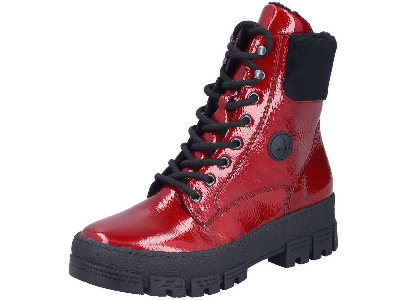 Rieker Stiefel (rot/schwarz)