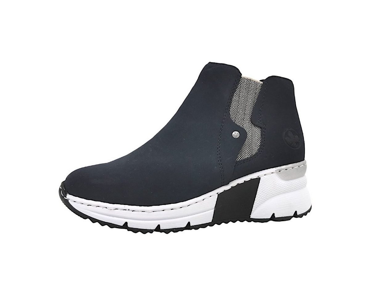 Rieker Stiefel Schnürstiefel (blau)