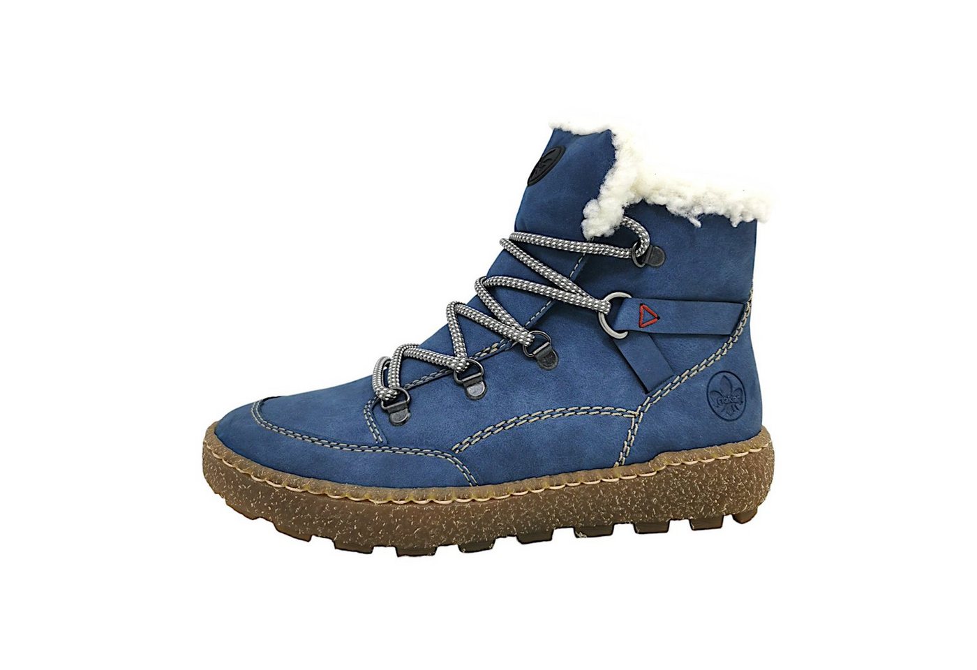 Rieker Stiefel Schnürstiefelette (blau)
