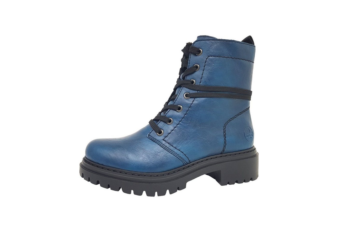 Rieker Stiefel Schnürstiefelette (blau)