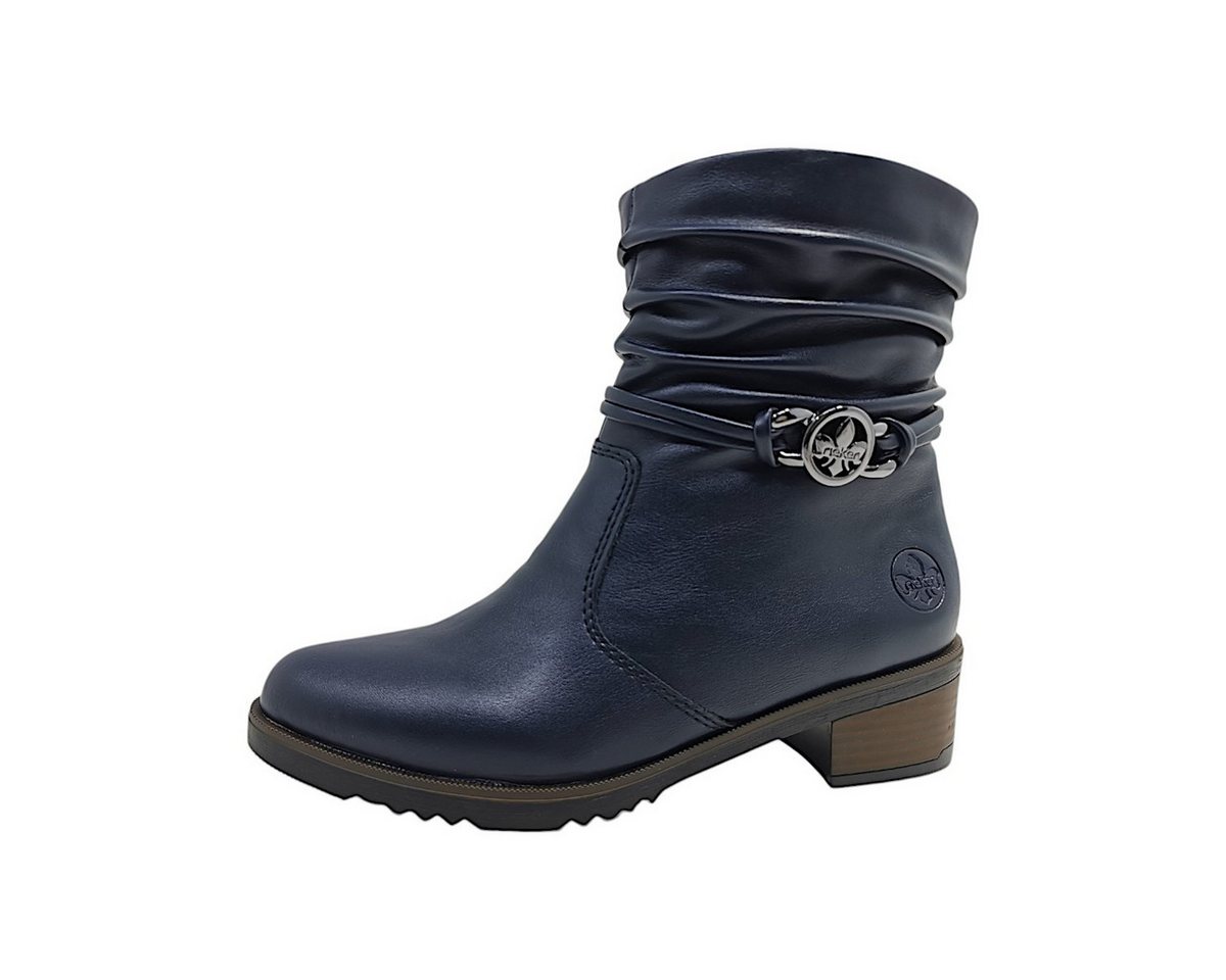 Rieker Stiefel Schnürstiefelette (blau)