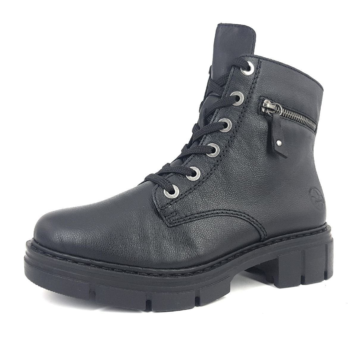 Rieker Stiefel Schnürstiefelette (schwarz)