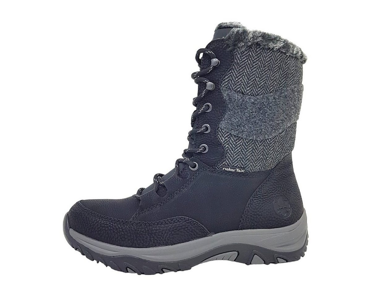 Rieker Stiefel Schnürstiefelette (schwarz)