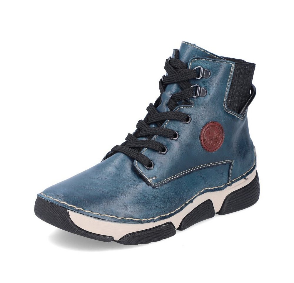 Rieker - Stiefel: Tubestrip - Blau Stiefel