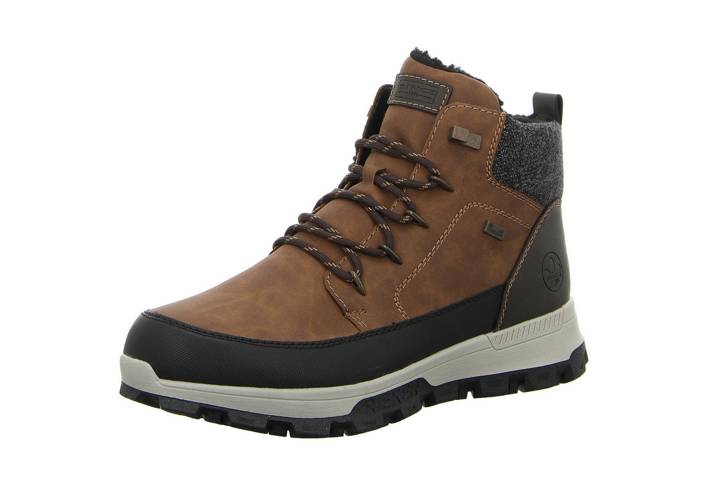 Rieker Schwarz Mandel Stiefelette