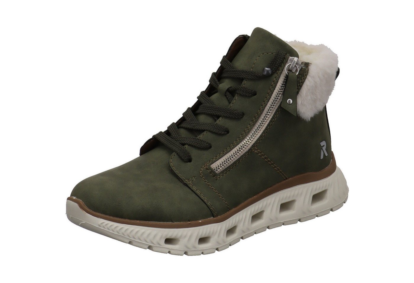 Rieker Schnürboots (grün)