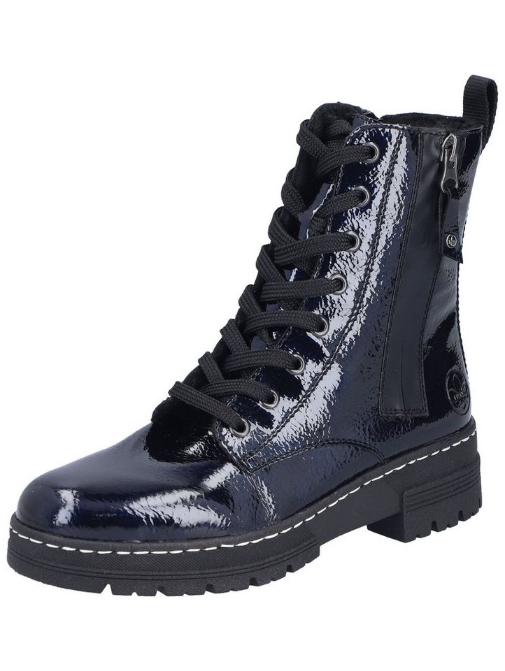 Rieker Stiefelette Lederimitat Schnürstiefelette