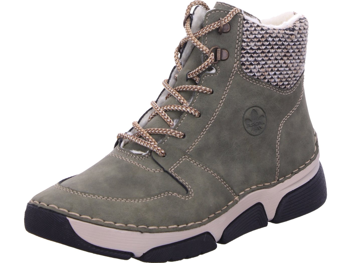 Rieker Schnürboots (grün)