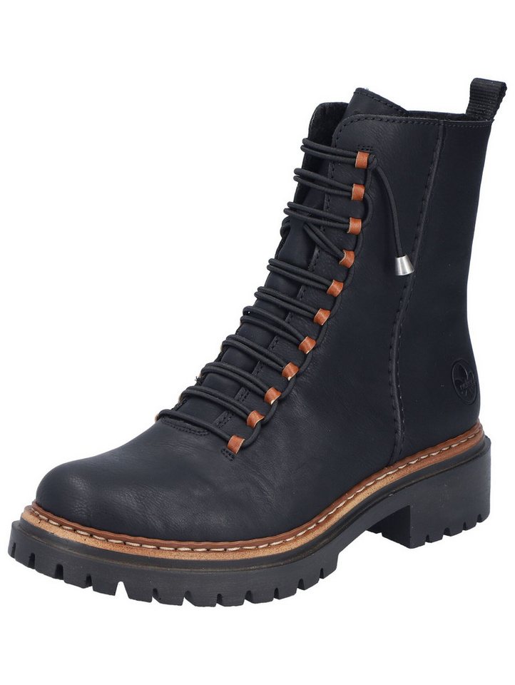 Rieker Stiefelette Lederimitat Schnürstiefelette
