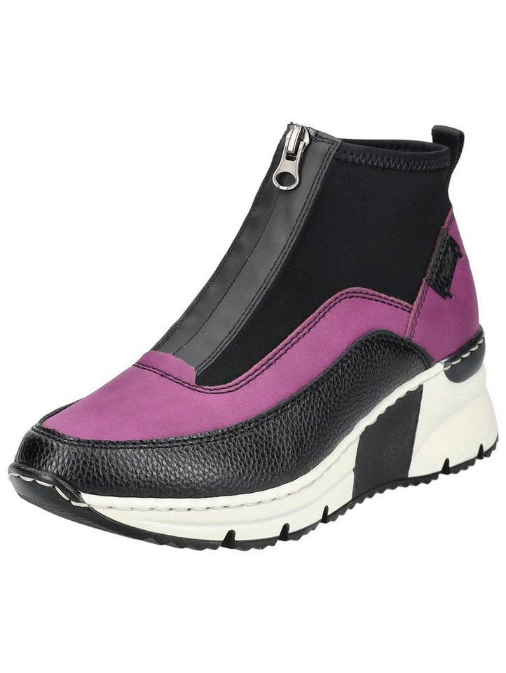 Rieker Stiefelette Lederimitat/Textil Keilstiefelette