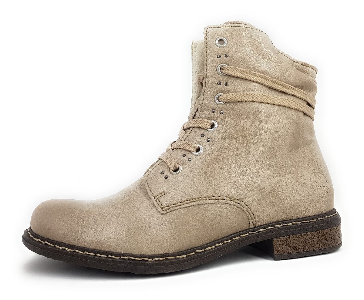 Rieker Stiefelette Schnürstiefelette (beige)