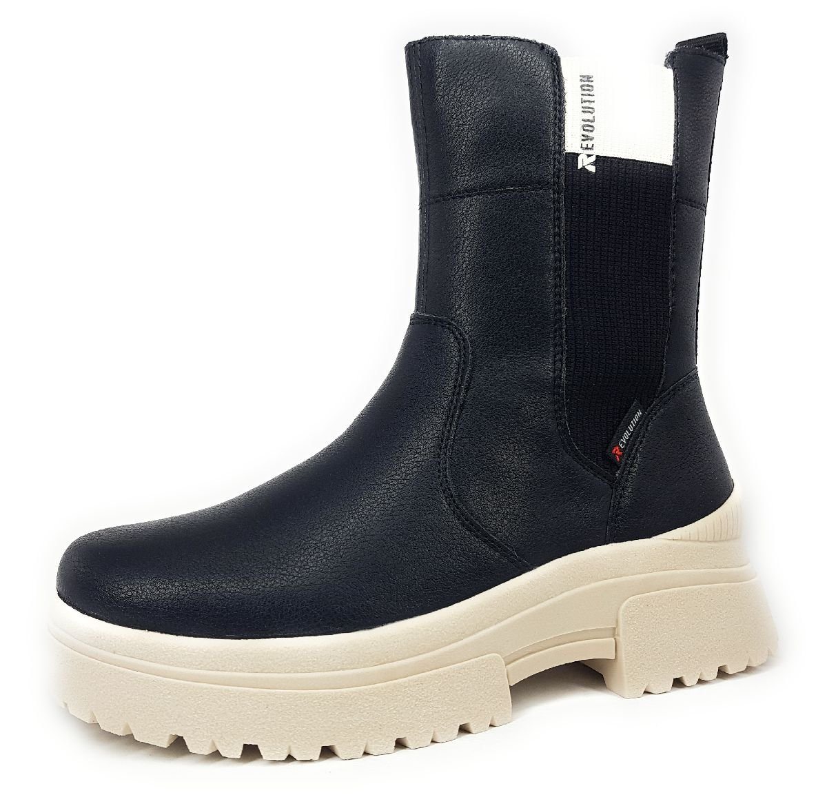 Rieker Stiefelette Schnürstiefelette (schwarz)