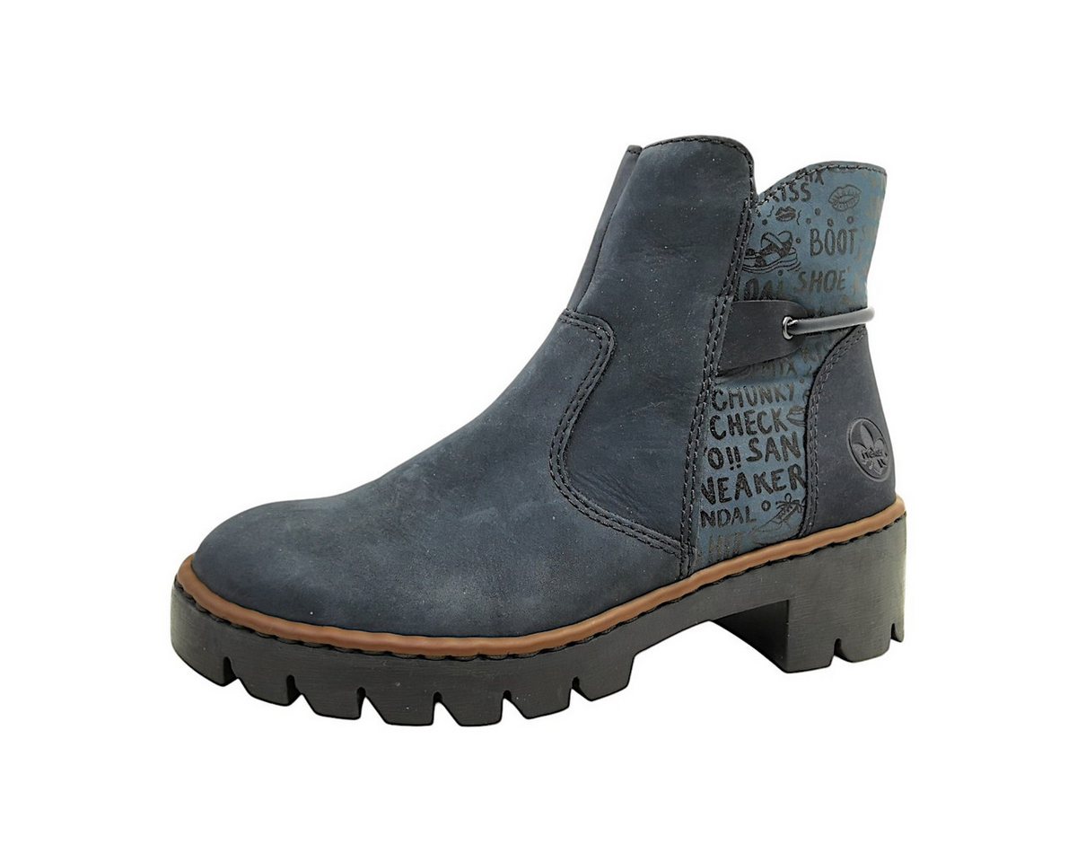 Rieker Stiefelette Stiefelette (blau)