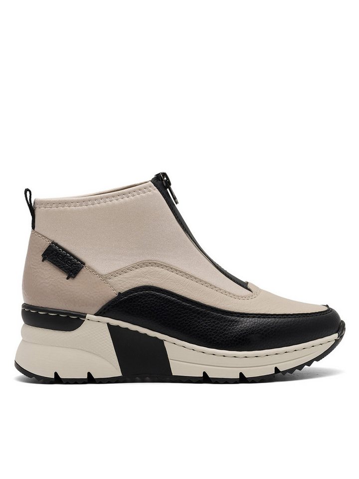 Rieker Stiefeletten Damen N6352-60 Beige Stiefelette